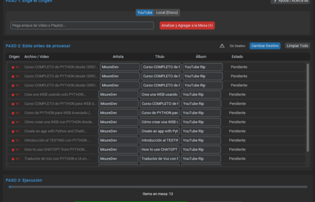 Adiós a los MP3 desordenados: Presentamos yutump3, la suite de gestión musical definitiva